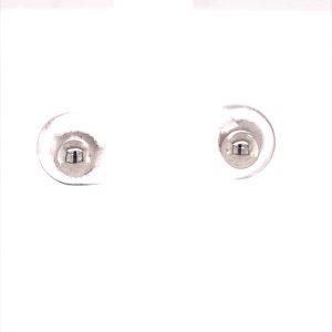 9CT WG HOLLOW HALF BALL STUDS - 4MM - 0.45g <br/>1572W