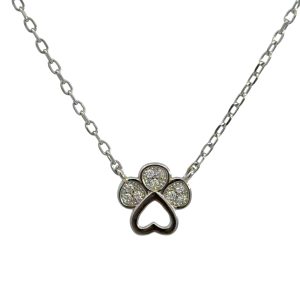 925 CZ PAVE OPEN CUT PAVE ON ANCHOR CHAIN - 2.2g