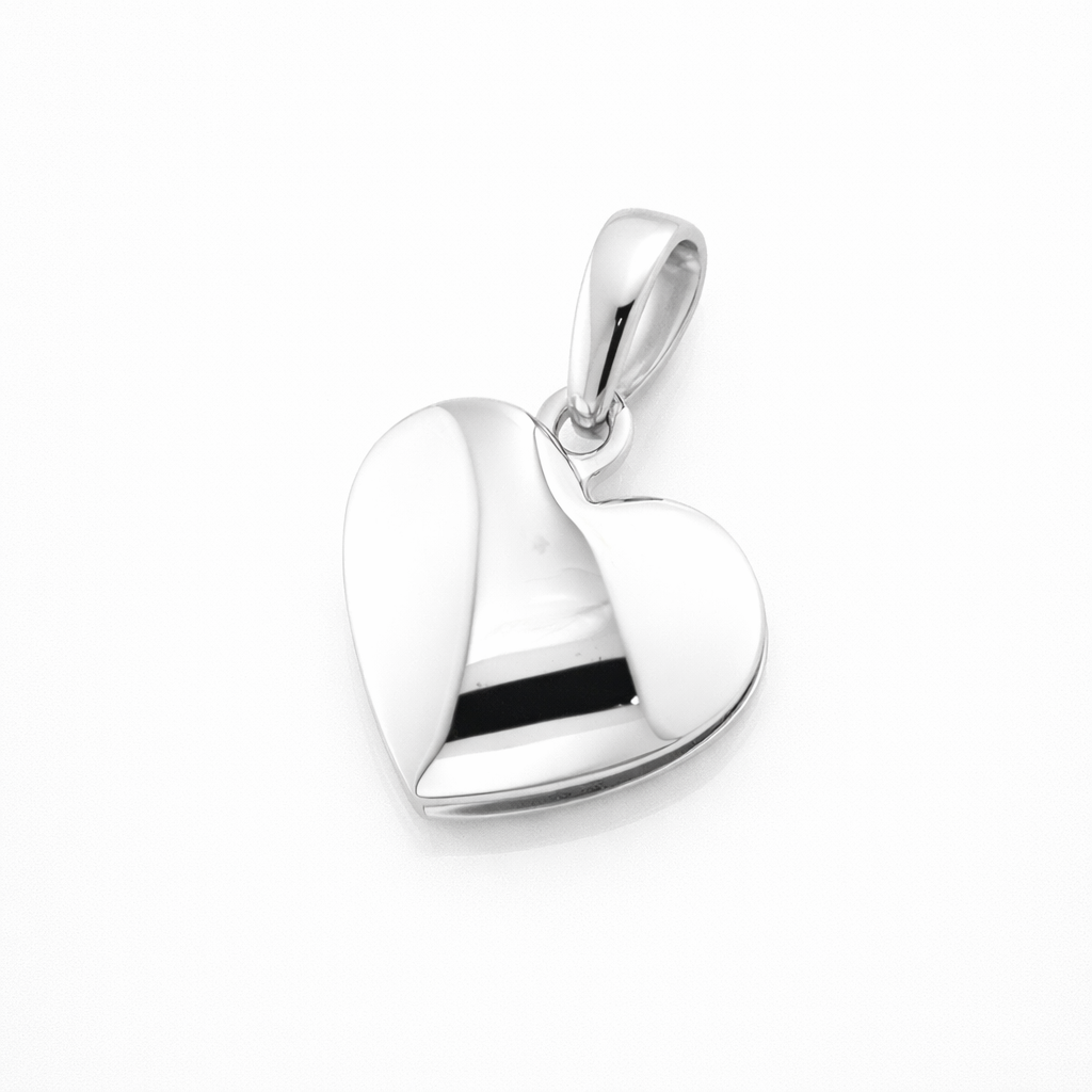 925 TRI-COLOR SLIDING HEART PENDANT SET <br/>16182