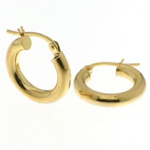 9CT YG HOLLOW RND TUBE HOOPS - 16X3 - 1g  <br/>2124