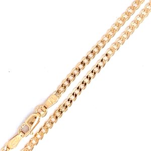 9CT YG CURB LINK CHAIN - 2.2MM - 51CM - 4g <br/>5503.51