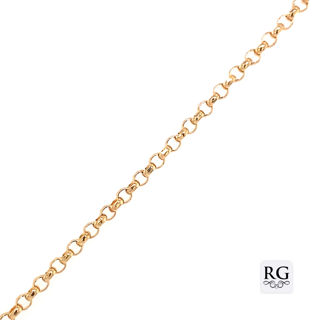 9CT YG BELCHER CHAIN - 1.5MM - 46CM - 2.73g <br/>5505.46