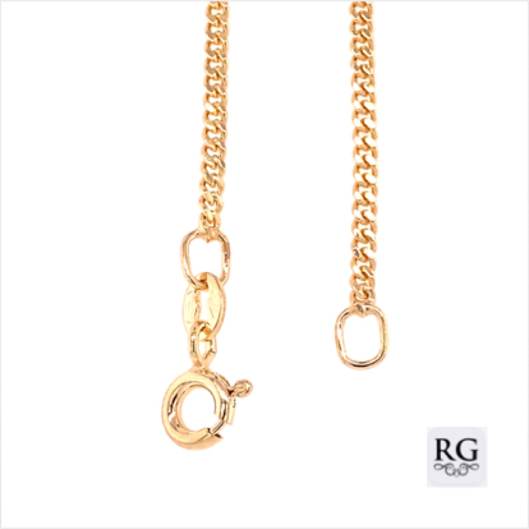 9CT YG CURB LINK CHAIN - 1.7MM <br/>5530 - Image 3