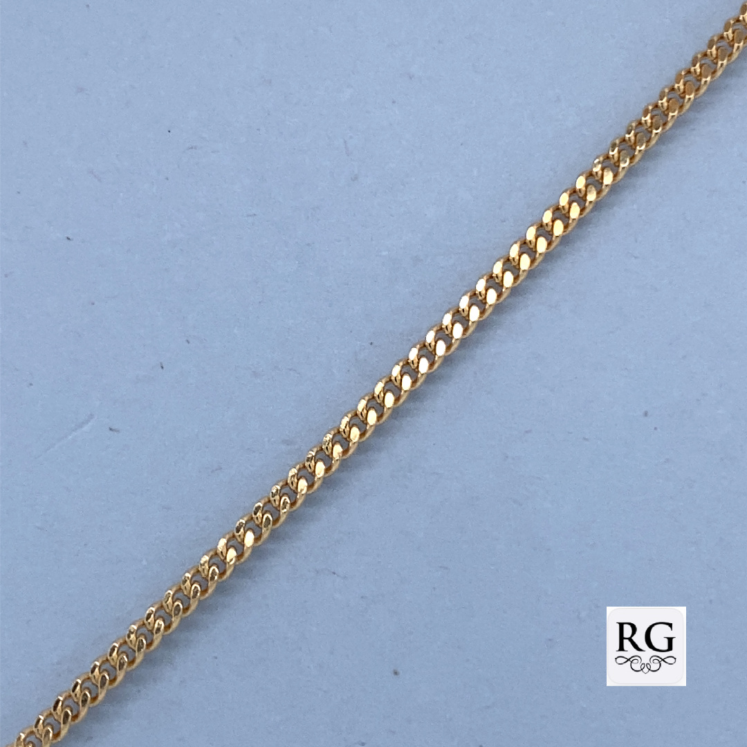 9CT YG CURB LINK CHAIN - 1.7MM <br/>5530