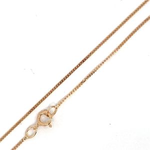 9CT YG CURB LINK CHAIN - 0.8MM <br/>5596