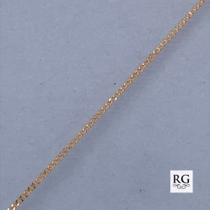 9CT YG CURB LINK CHAIN - 0.8MM <br/>5628