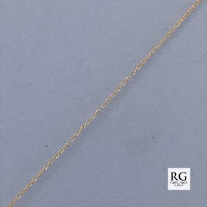 18CT YG ANCHOR LINK CHAIN - 0.6MM - 0.52g <br/>5634.45