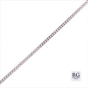 9CT WG CURB LINK CHAIN - 1.3MM <br/>5648W