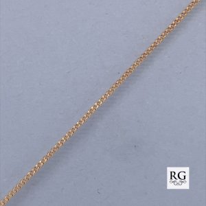 9CT YG CURB LINK CHAIN - 1.05MM  <br/>5649