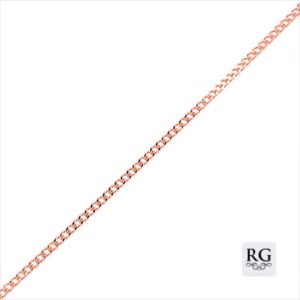 9CT RG CURB LINK CHAIN - 1.05MM  <br/>5649R