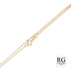 9CT YG ANCHOR LINK CHAIN - 1MM - 46CM - 1g <br/>5656.46