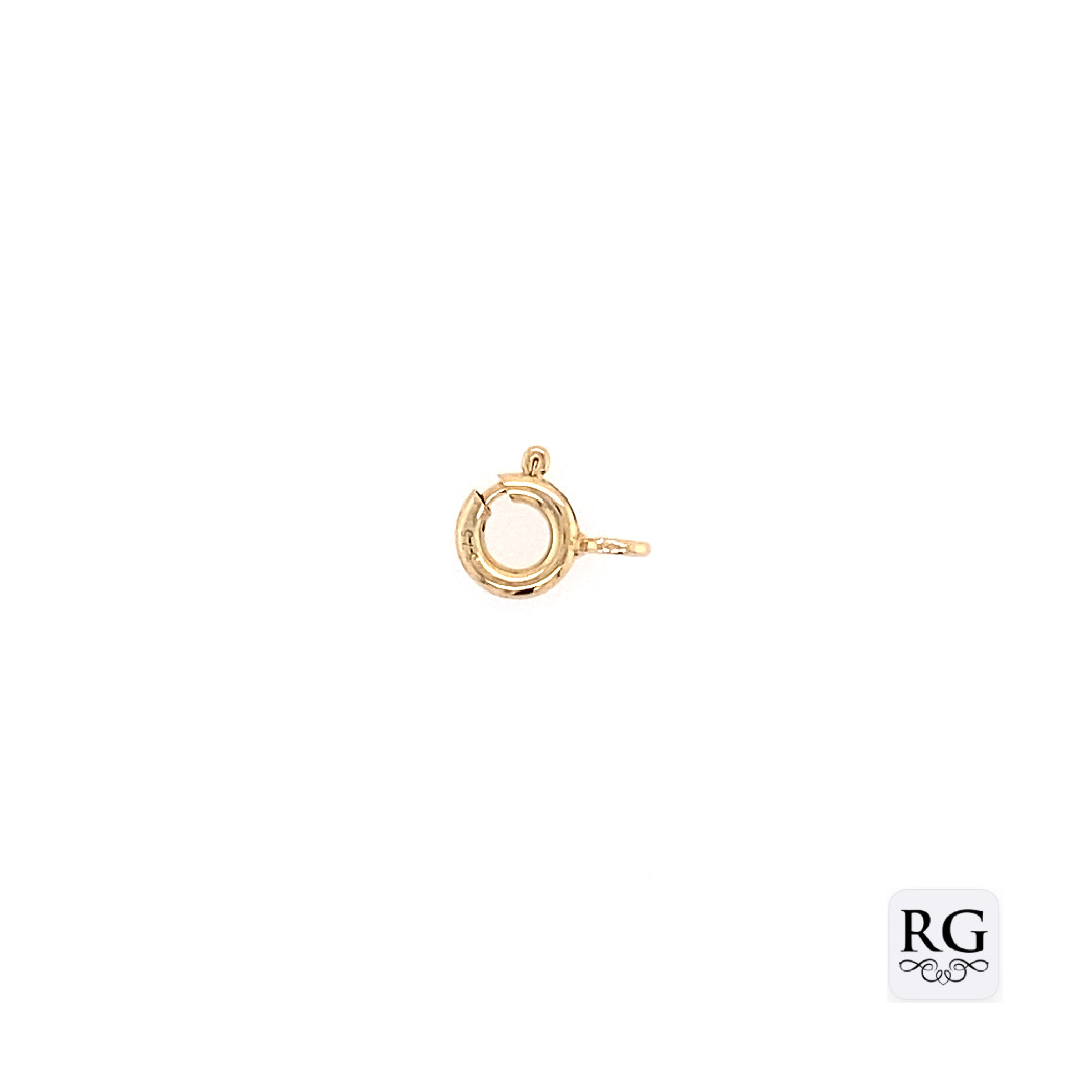 9CT YG BOLTRING CLASP - 6X1.5MM - 0.18g <br/>BOL6X1.5