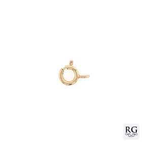 9CT YG BOLTRING CLASP - 7X1.5MM - 0.25g <br/>BOL7X1.5