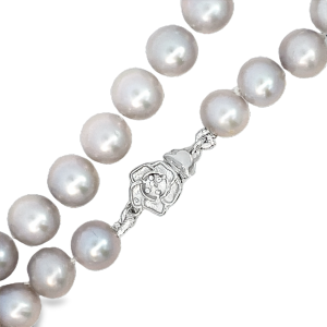 925 SILVER/GREY POTATO FW PEARL CHAIN - 8-9MM <br/>FWP003.45