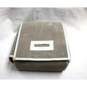 GREY SUADE SET ROLL NECKPIECE SETS  <br/>H11