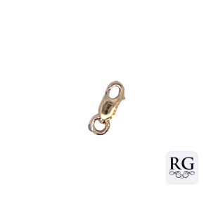 9CT YG ITALIAN CLASP - WITH O-RING -10X2.6 - 0.2g <br/>ITA10X3