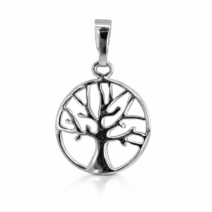 925 RH PL FIL TREE OF LIFE RND PEND - 30X18 - 1.2g <br/>M10001