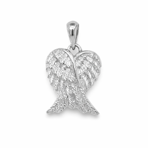 925 FOLDOVER ANGEL WINGS PENDANT - 23X14 - 2.6g <br/>M10037