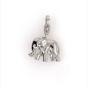 925 RH PL WALKING ELEPHANT CHARM - 20X13 - 2.77g <br/>M10050