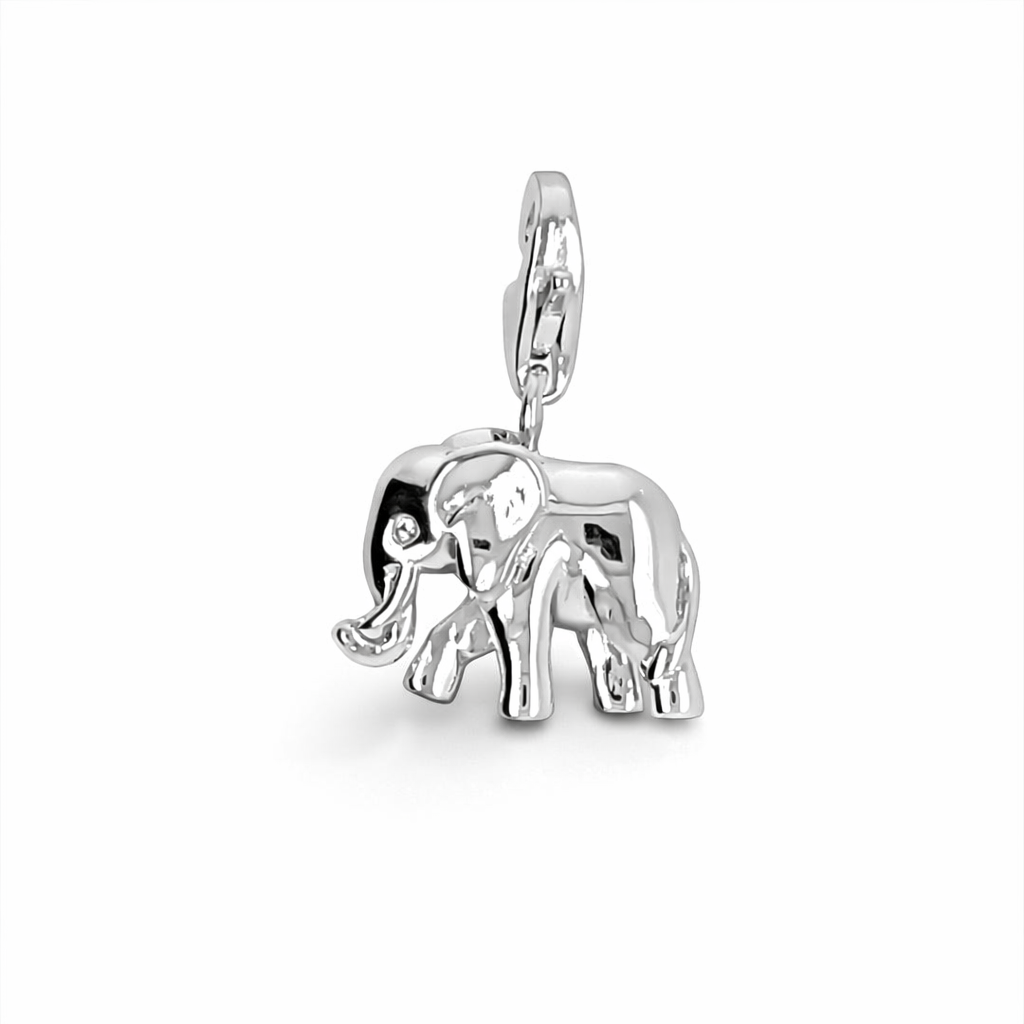 925 RH PL WALKING ELEPHANT CHARM - 20X13 - 2.77g <br/>M10050
