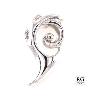 925 ELECTROFORM FLAME PENDANT - 50X28 - 7.3g <br/>M10061