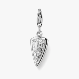 925 RH PL ARMOR OF GOD SHIELD CHARM - 27X9 - 1.3g <br/>M10071