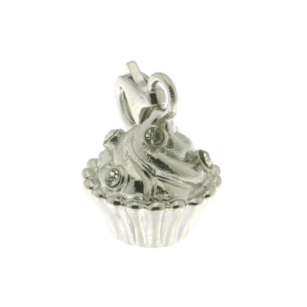 925 RH PL CZ CUPCAKE CHARM - 14X12 - LOBSTER <br/>M10079 - Image 2