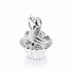 925 RH PL CZ CUPCAKE CHARM - 14X12 - LOBSTER <br/>M10079