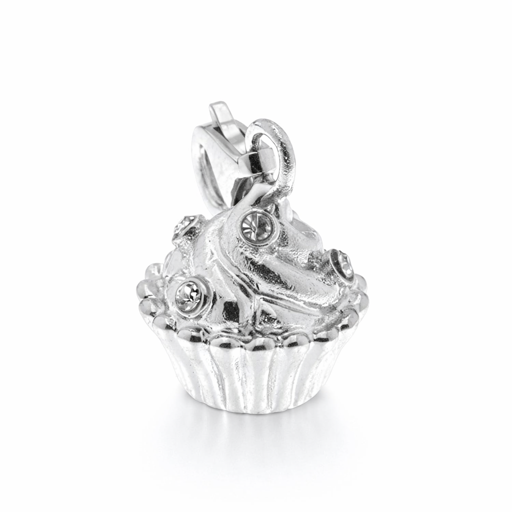 925 RH PL CZ CUPCAKE CHARM - 14X12 - LOBSTER <br/>M10079