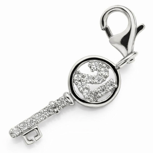 925 RH PL CZ PAVE 21st KEY CHARM - 28X7 - 1.1g <br/>M10085