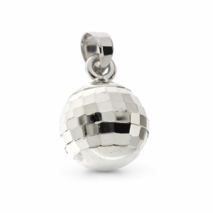 925 JINGLE BELL DISCO BALL PENDANT - 14MM <br/>M10100