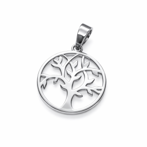 925 PLAIN FILIGREE TREE OF LIFE PENDANT 20MM 1.96g <br/>M10209