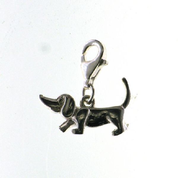925 WALKING DACHSHUND CHARM - 16X16 - 1.76g <br/>M10226 - Image 2