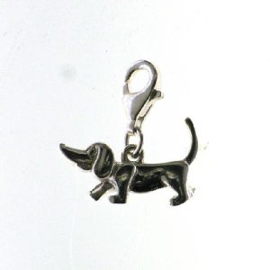 925 WALKING DACHSHUND CHARM - 16X16 - 1.76g <br/>M10226