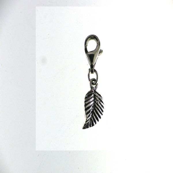 925 OXI LEAF CHARM - 22X6.5 - LOBSTER <br/>M10230 - Image 2
