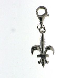 925 FLEUR-DE-LIS CHARM - 27X10 - LOBSTER <br/>M10235