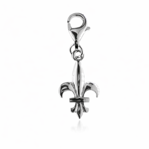 925 FLEUR-DE-LIS CHARM - 27X10 - LOBSTER <br/>M10235