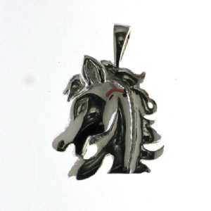 925 HORSE'S HEAD PENDANT - 25X17  <br/>M10247