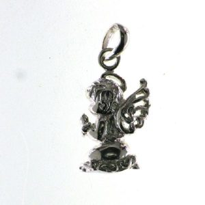 925 FILIGREE PRAYING ANGEL CHARM - 25X11 <br/>M10248