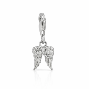 925 ETCHED PAIR OF ANGEL WINGS CHARM - 17X3  0.84g <br/>M10254