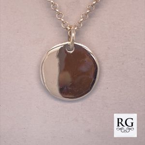 925 PLAIN ROUND DISCS - 18MM - 3.8g <br/>M10275