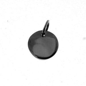 925 PLAIN ROUND DISC CHARM - 12MM - 1.7g <br/>M10283