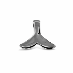 925 PLAIN WHALE'S TALE PENDANT - 20X17 - 3.15g <br/>M10290