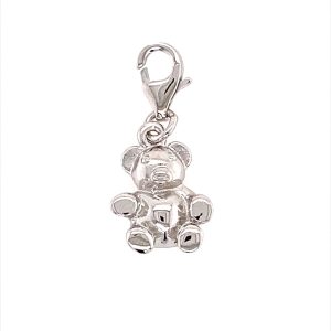 925 RH PL TEDDY BEAR CHARM - 24X11 - 3.2g <br/>M10299