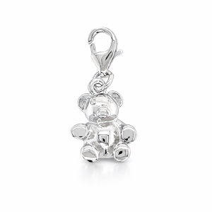925 RH PL TEDDY BEAR CHARM - 24X11 - 3.2g <br/>M10299