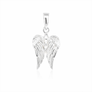 925 MATT TEXTURED ANGEL WINGS PEND - 25X12 - 1.75g <br/>M10320