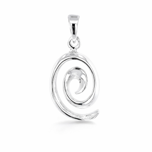 925 OPEN CUT SPIRAL PENDANT - 25X11 - 2.2g <br/>M10321