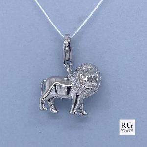925 RH PL 3D LION CHARM - 21X15 - 3.27g <br/>M10334