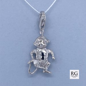 925 RH PL MONKEY CHARM - 28X12 - 2.7g <br/>M10335