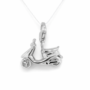 925 RH PL 3D SCOOTER CHARM - 20X17 - 2.8g <br/>M10343